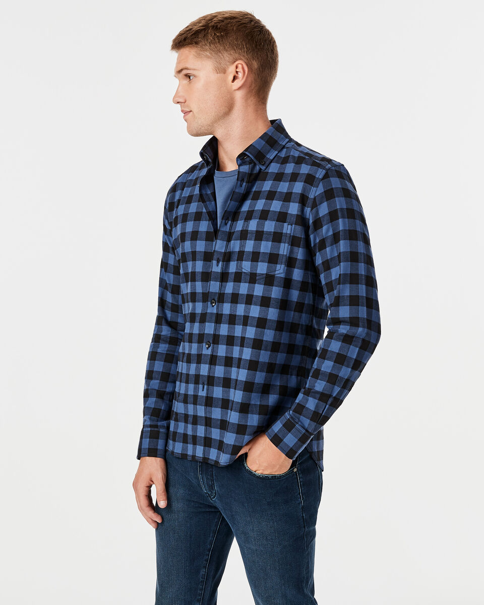 Westland Long Sleeve Shirt, Smoke Blue, hi-res